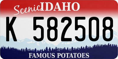 ID license plate K582508