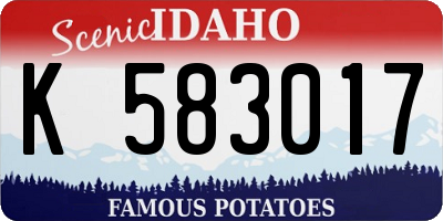 ID license plate K583017