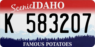 ID license plate K583207