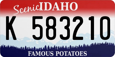 ID license plate K583210