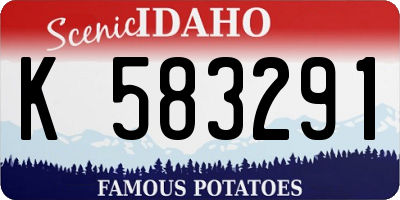 ID license plate K583291