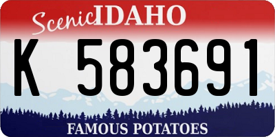 ID license plate K583691