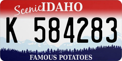 ID license plate K584283