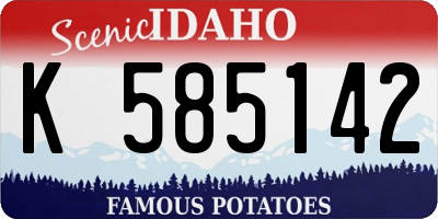 ID license plate K585142