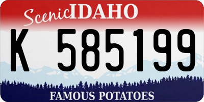 ID license plate K585199