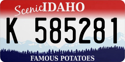 ID license plate K585281