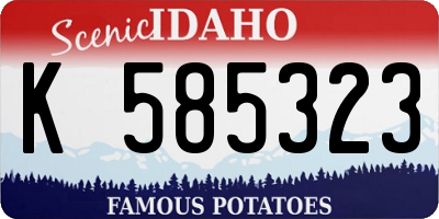ID license plate K585323