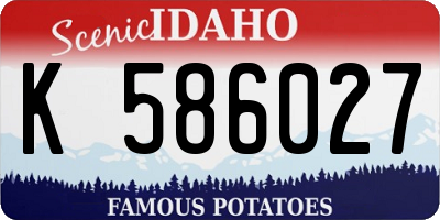 ID license plate K586027