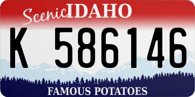 ID license plate K586146