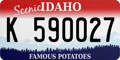 ID license plate K590027
