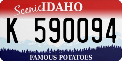 ID license plate K590094