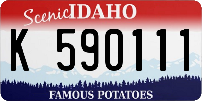 ID license plate K590111