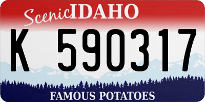 ID license plate K590317