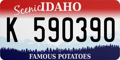 ID license plate K590390