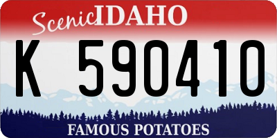 ID license plate K590410