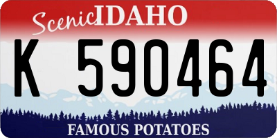 ID license plate K590464