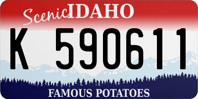 ID license plate K590611