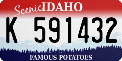 ID license plate K591432