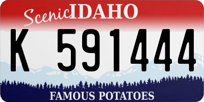 ID license plate K591444