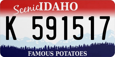 ID license plate K591517