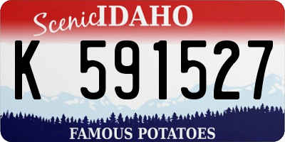 ID license plate K591527