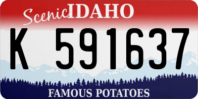 ID license plate K591637