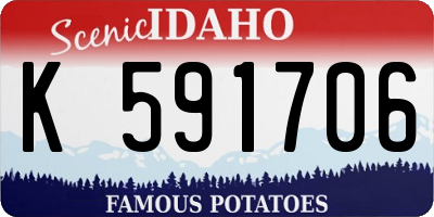 ID license plate K591706
