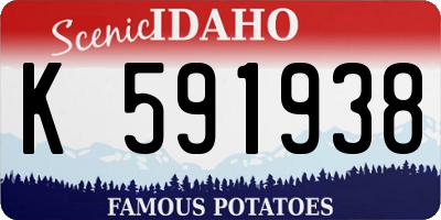 ID license plate K591938