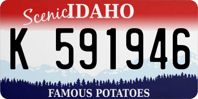 ID license plate K591946