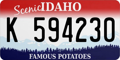ID license plate K594230