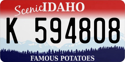 ID license plate K594808