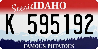ID license plate K595192
