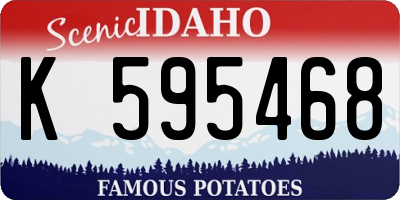 ID license plate K595468