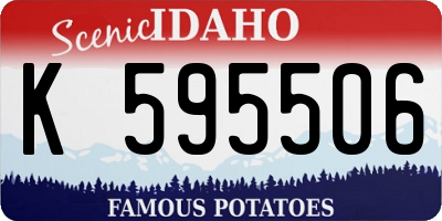 ID license plate K595506