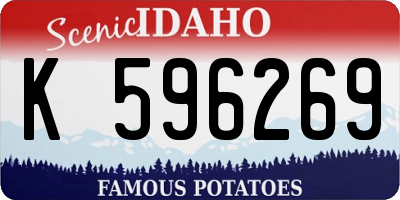 ID license plate K596269