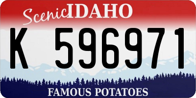 ID license plate K596971