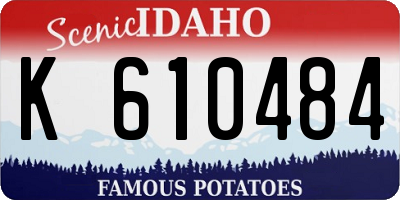 ID license plate K610484