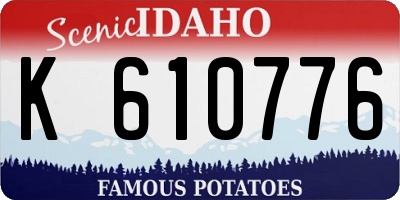 ID license plate K610776