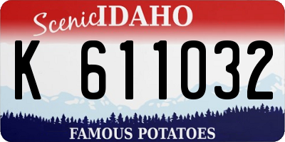 ID license plate K611032