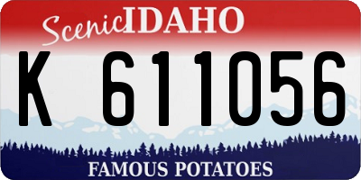 ID license plate K611056