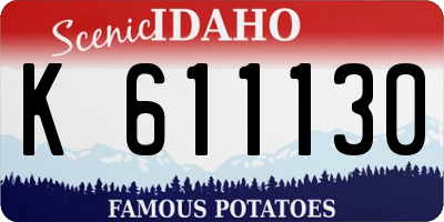 ID license plate K611130