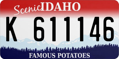 ID license plate K611146