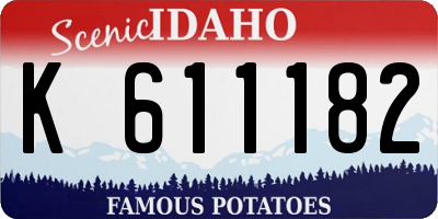 ID license plate K611182