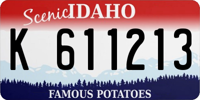 ID license plate K611213