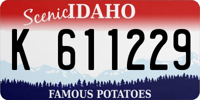 ID license plate K611229