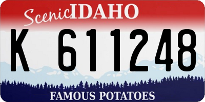 ID license plate K611248