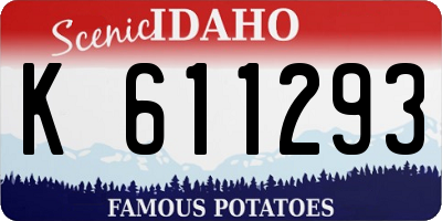 ID license plate K611293