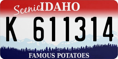 ID license plate K611314