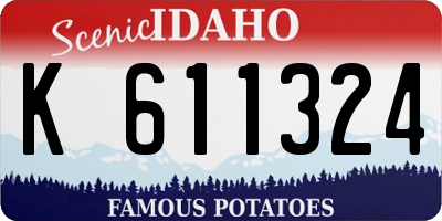ID license plate K611324