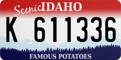 ID license plate K611336